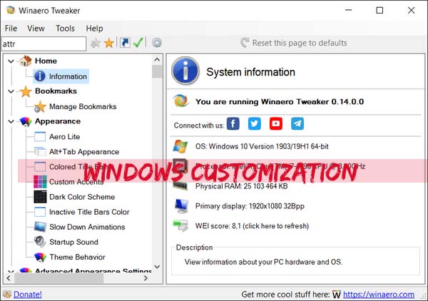 Easy Customize All Windows Using Winaero Tweaker Tool,Akdoogle