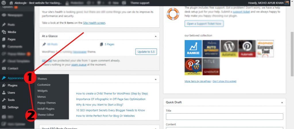 wordpress-appearance-2-akdoogle