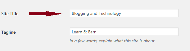 Fix your Blog Title