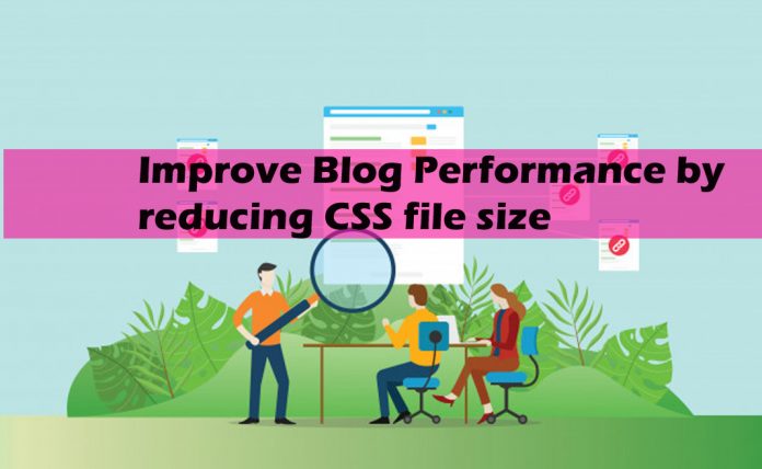 Improve Blog Performance by reducing CSS file size