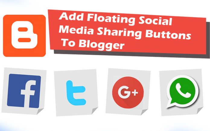 Add Floating Social Media Sharing Button