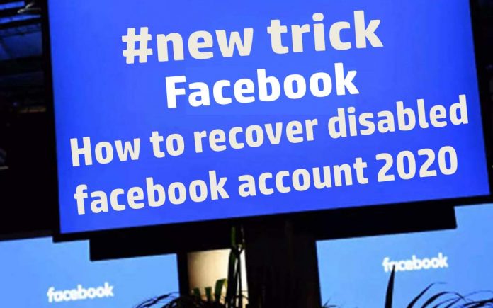 How to recover disabled facebook account