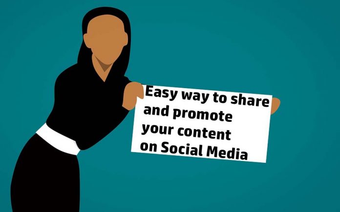 asy way to share and promote your content on Social Media